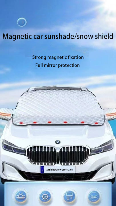 Magnetic Windshield Snow Cover – All-Season Protection for Winter & Summer